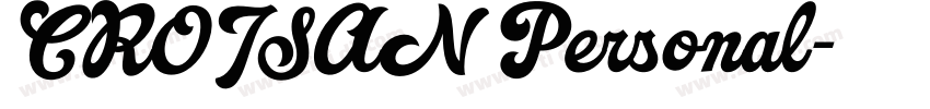 CROISAN Personal字体转换